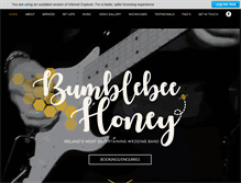 Tablet Screenshot of bumblebeehoney.ie